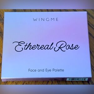 BNWT WingMe Cosmetics Ethereal Rose Eye & Face Palette in Light/Medium